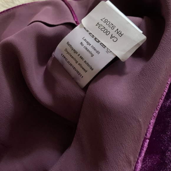 Beautiful vintage Nina Ricci size 36 silk and velvet finish skirt - Picture 5 of 5